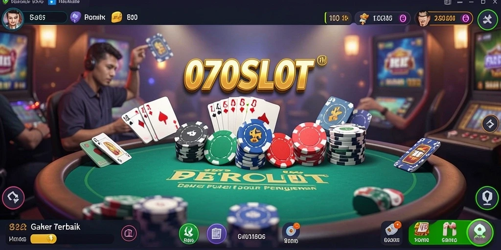 Screenshot gameplay Poker yang menarik dari 070SLOT.