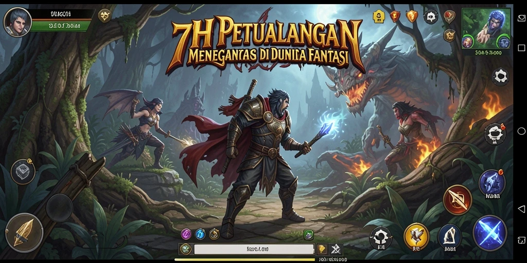 Tampilan gameplay seru di dunia petualangan 71H.