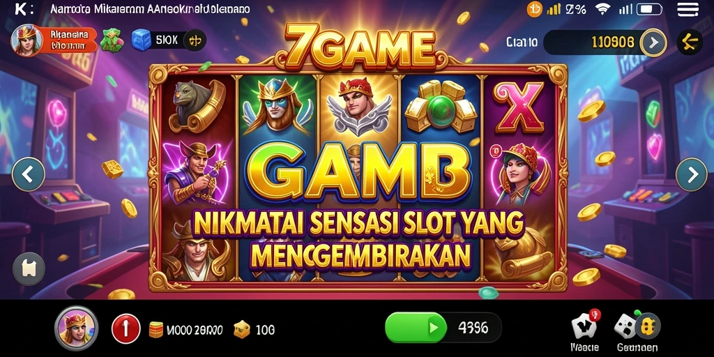 Tangkapan layar menampilkan gameplay mengasyikkan di 7GAME Slot.