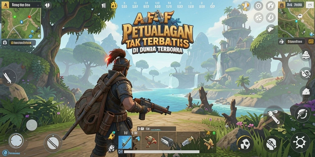 Tampilan gameplay yang menawan di dunia terbuka AFAF.