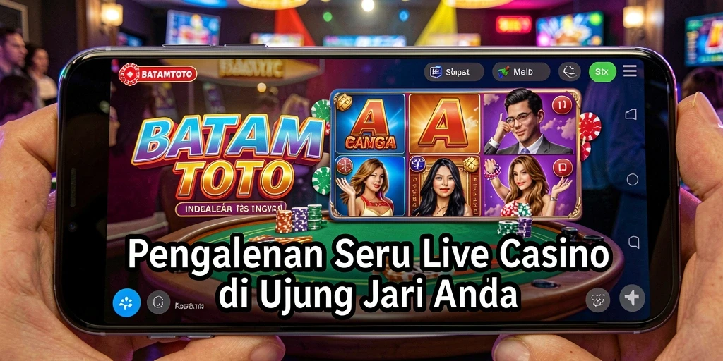 Gameplay seru dengan dealer live yang interaktif di BATAMTOTO.