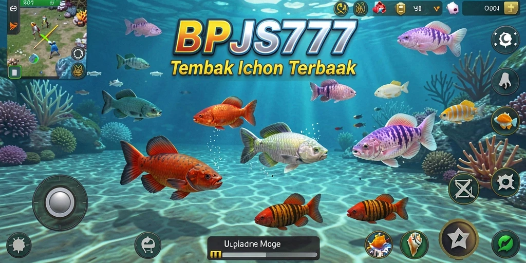 Gameplay seru dalam BPJS777 saat menangkap ikan berharga.