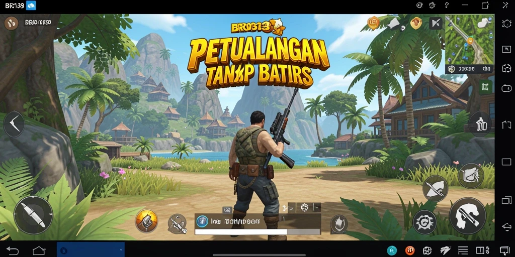Tangkapan layar BRO138 menampilkan petualangan epik di dunia terbuka.