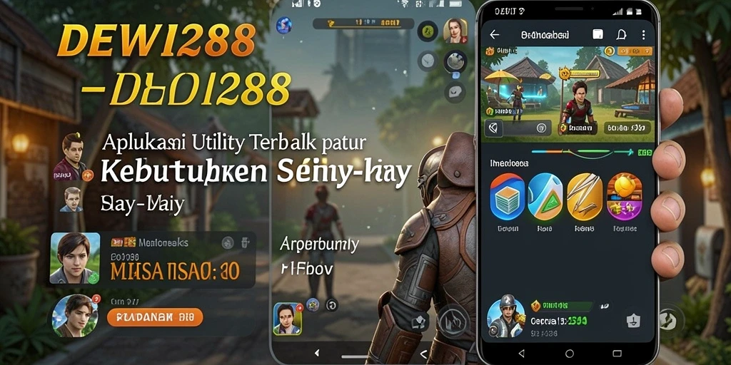 Tampilan utama DEWI288 dengan berbagai fitur manajemen waktu.