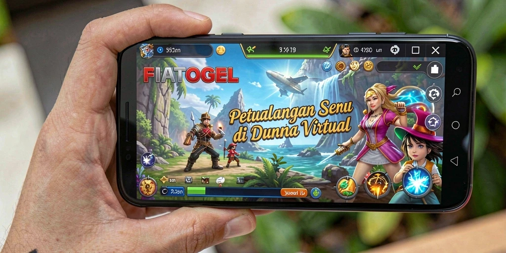 Gameplay seru FIATOGEL dalam suasana petualangan yang mendebarkan.