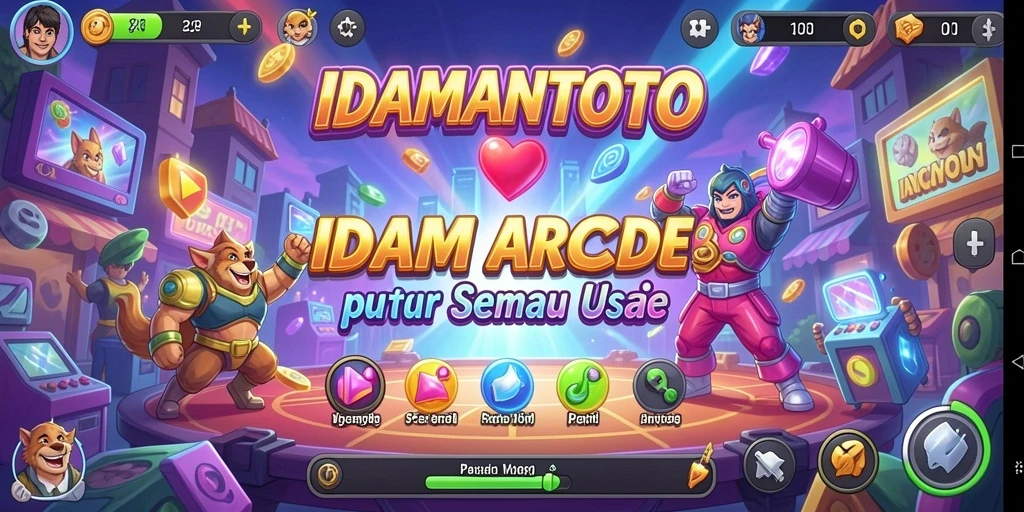Tangkapan layar <strong>IDAMANTOTO</strong> menampilkan keseruan gameplay Arcade.