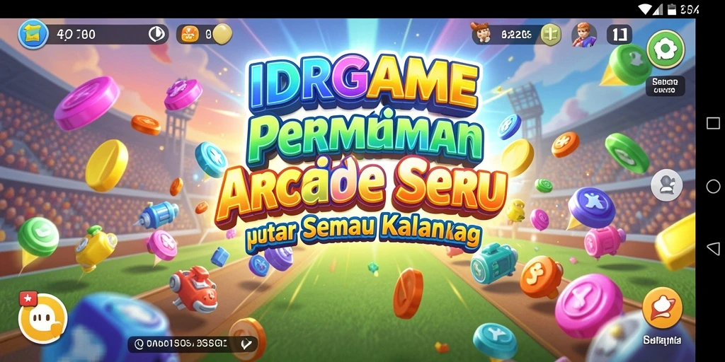 Tampilan gameplay seru dari IDRGAME dalam genre Arcade.