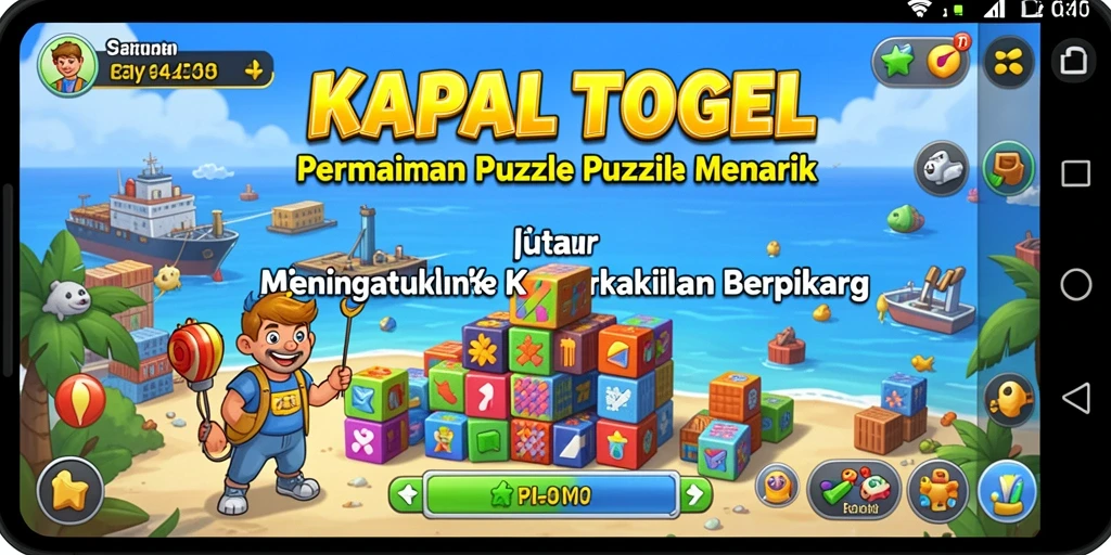 Gameplay KAPALTOGEL yang menantang dan seru.