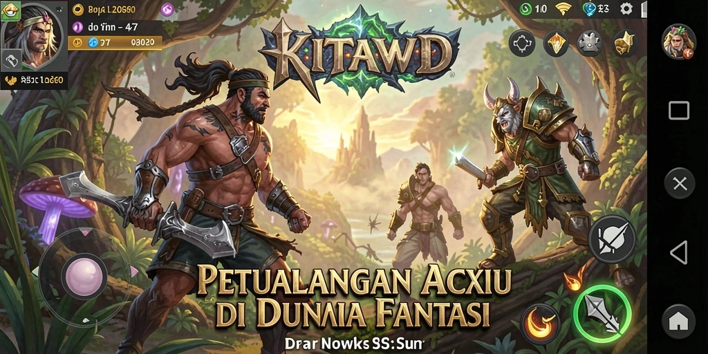 Tangkapan layar KITAWD menampilkan aksi seru dalam pertempuran.