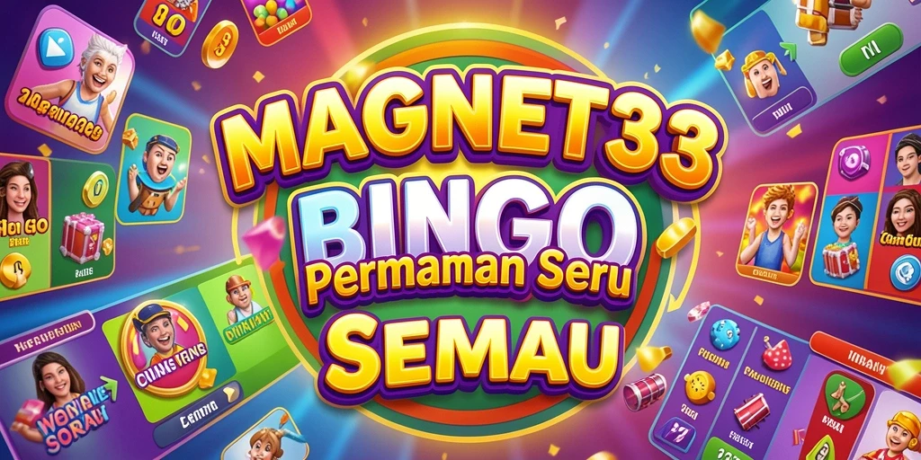 Tampilan gameplay seru saat bermain Bingo di MAGNET33.