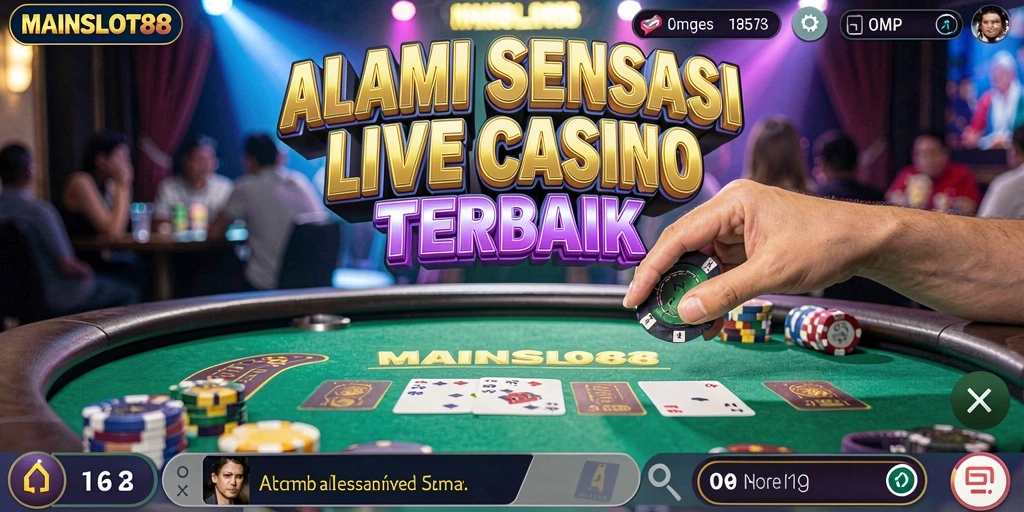 Gameplay seru di MAINSLOT88 dengan dealer langsung dan interaksi real-time.